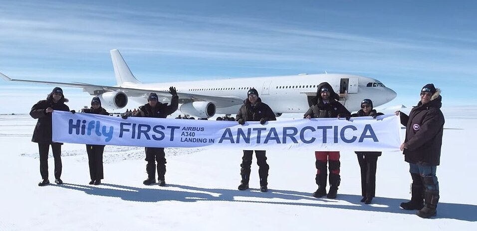HiFly first Airbus A340 Landing in Antarctica.jpg