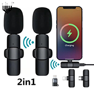 Wireless Microphone Recording And Broadcasting Mic For iPhone and Android